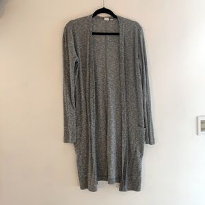 GAP Long Gray Cardigan XS